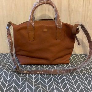 Mark & Graham Leather Crossbody Purse- NEW